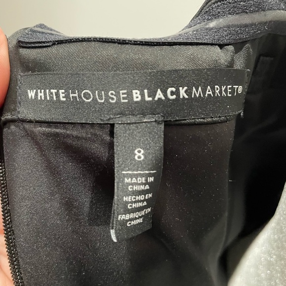 White House Black Market Classic Satin Strapless Dress - Picture 4 of 5